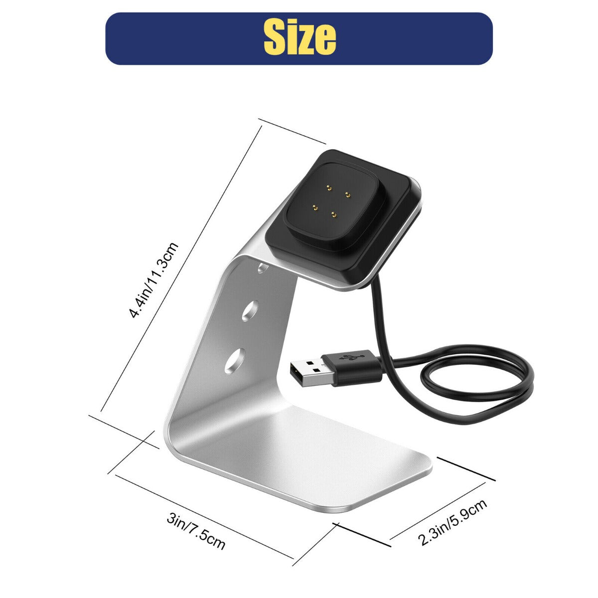 Stand Charger For Smart Watch 3 (Grey)