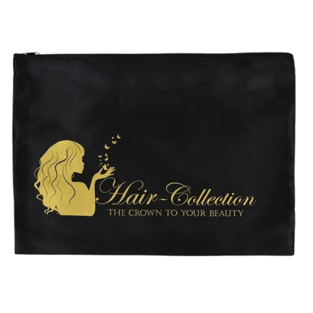 Satin Wig Bag With Zipper Satin Bag