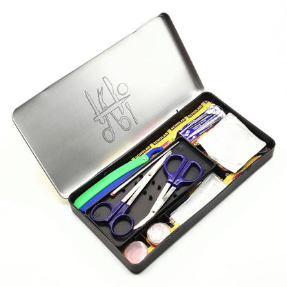 Scholar Dissection Instruments Stainless Steel Geometry Box Set – 19 Pcs Multicolor Kit for Students