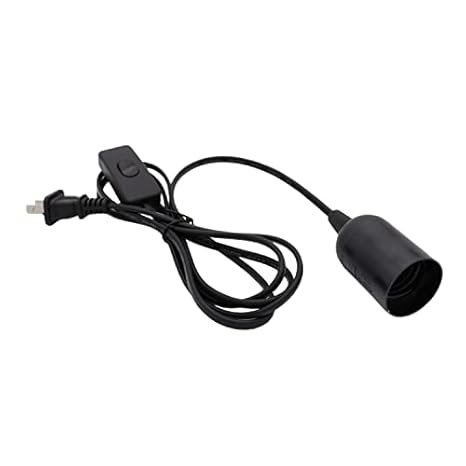 Light Lamp Bulb Holder Base Light Socket Cable Cord with On/Off Switch