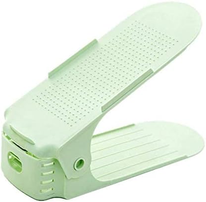 4Pcs/Set Shoe Rack Organizer -Light Green