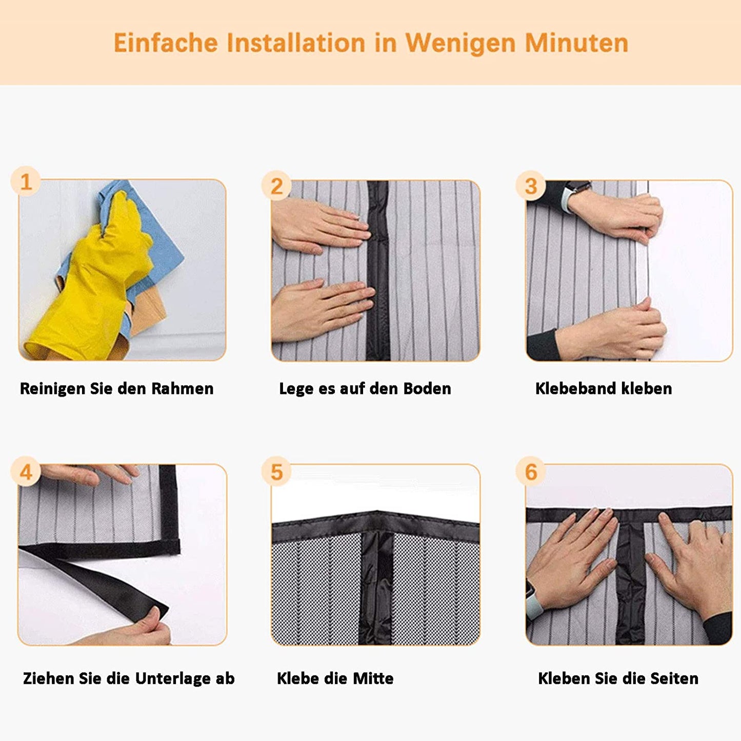 Magnetic Door Mesh Net