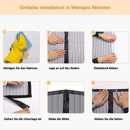 Magnetic Door Mesh Net