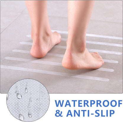 24Pcs Bath Tub Shower Stickers Anti Slip Grip Strips