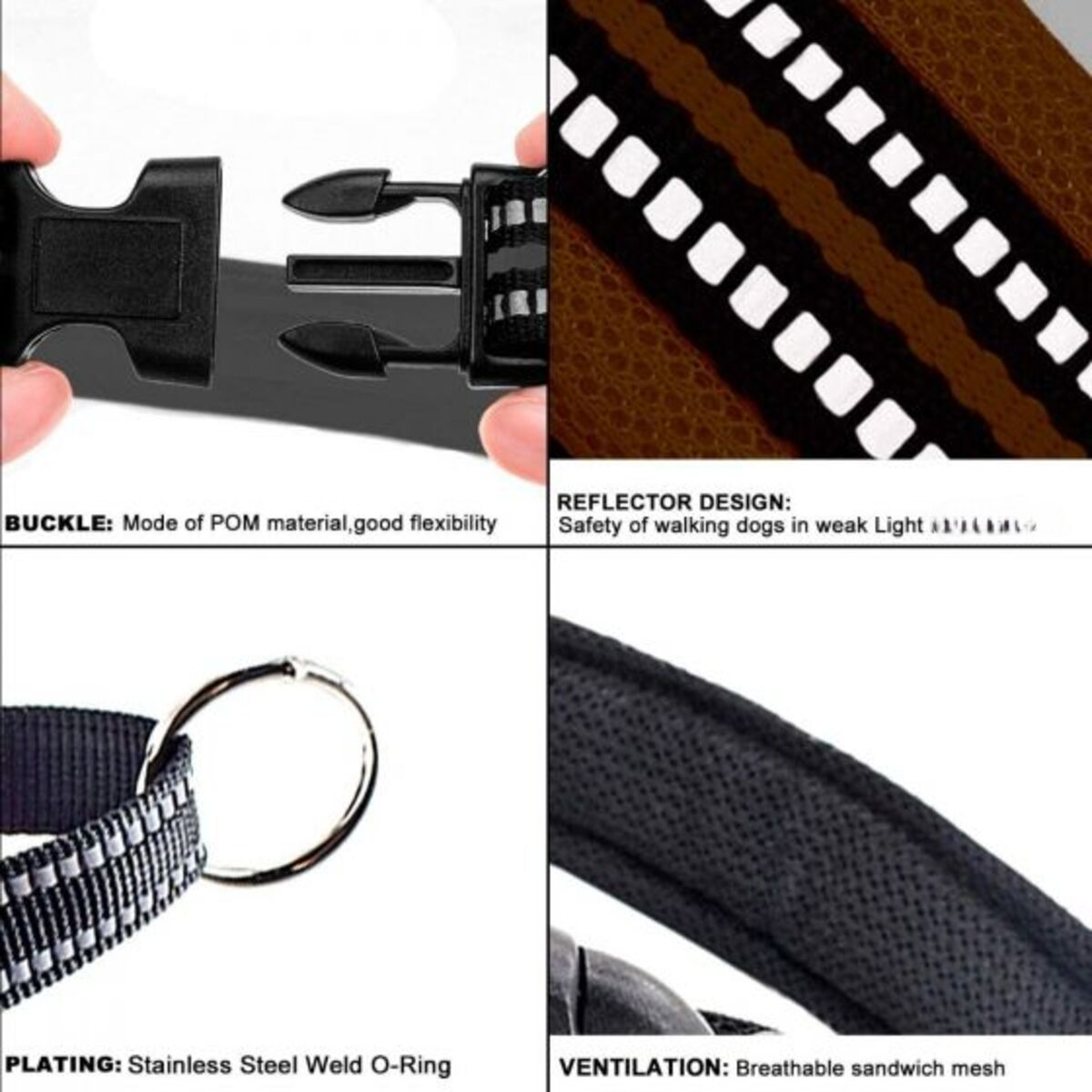 KH-006 chest back belt -Black-Medium