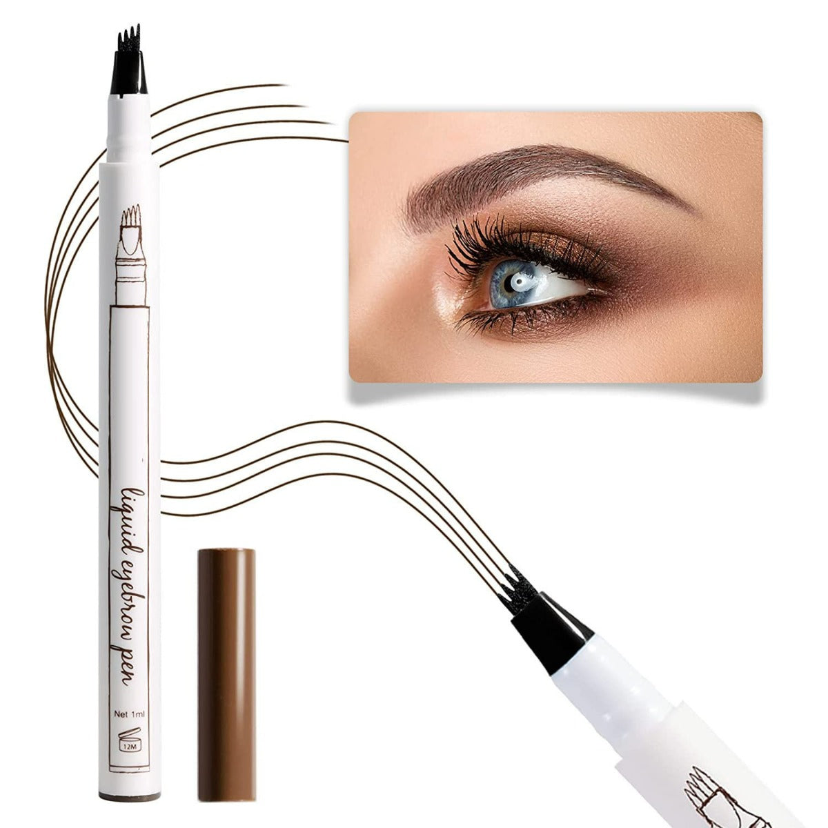 Waterproof Eyebrow Micro Pen-Brown