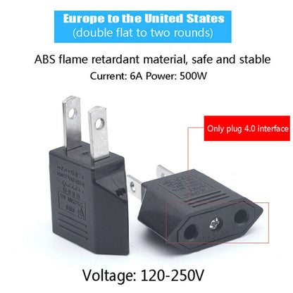 Travel Adapter EU to US Plug