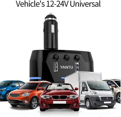 Wireless Car Charger (3 Socket)