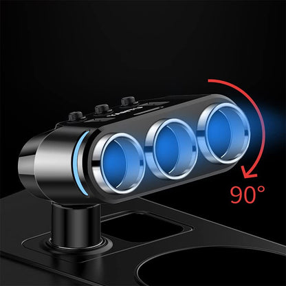 Wireless Car Charger (3 Socket)