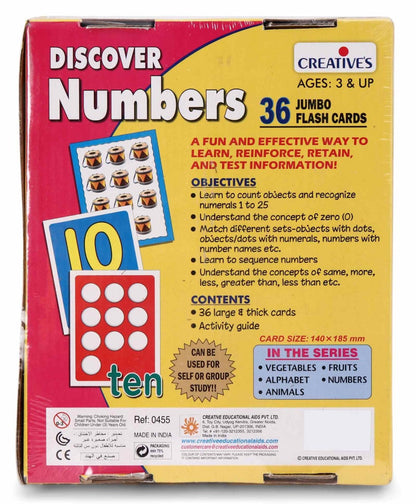 Discover Numbers Flash Cards