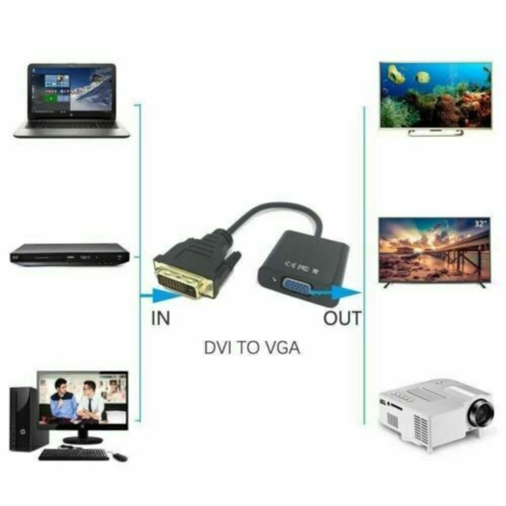 DVI-D male to VGA Female Adaptor