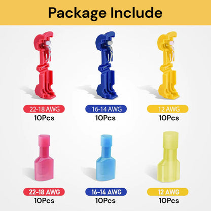T-Taps Wire Terminal Connectors- 60pcs