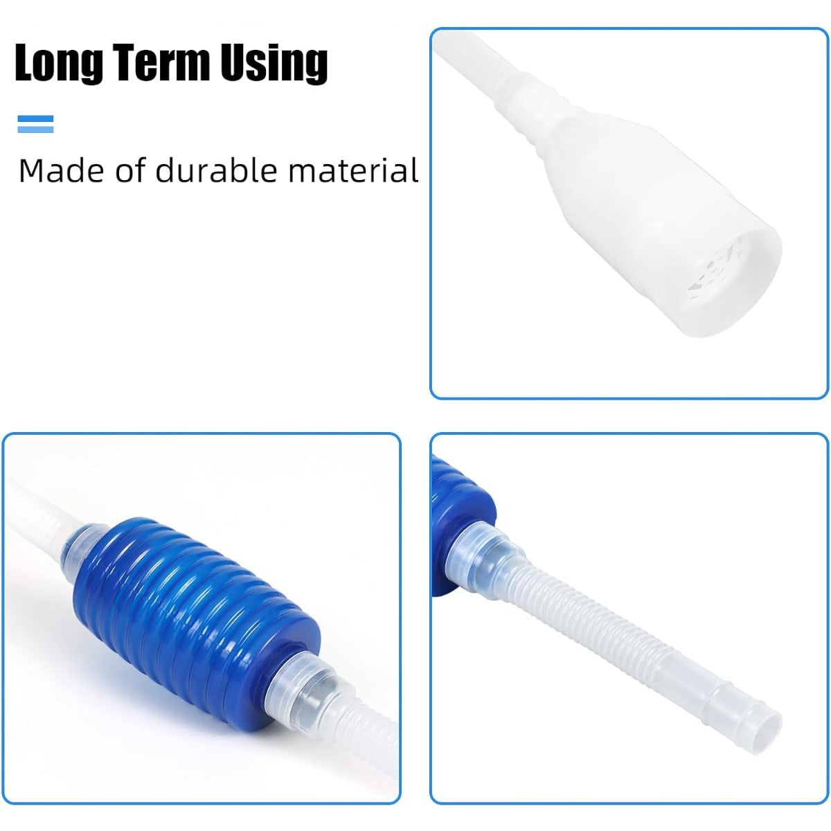 Aquarium Siphon Fish Tank Syphon Vacuum Cleaner
