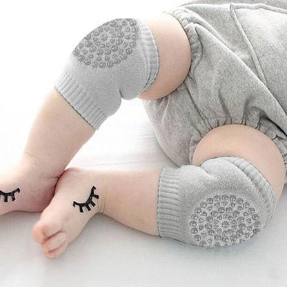 Baby Crawling Cushion Knee Pads Grey
