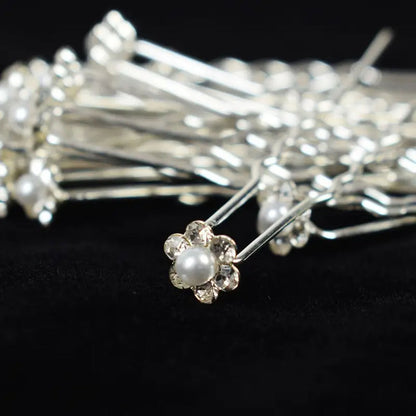 20pcs Elegant Bridal Hair Pins with Pearls