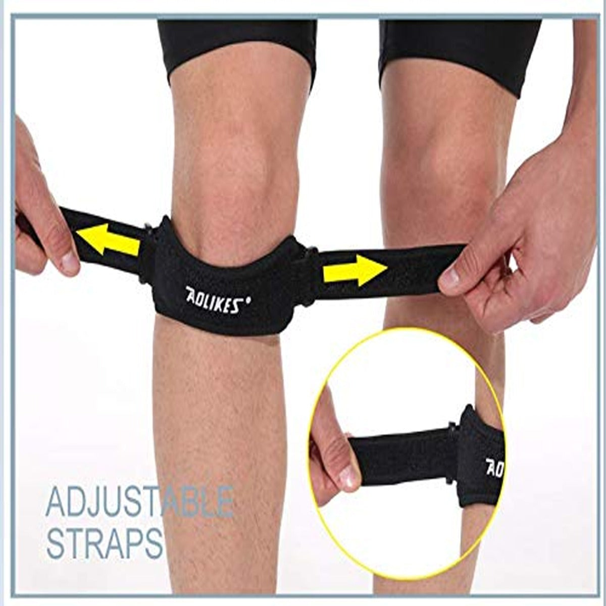 Knee Stabilizing Brace Support BLACK