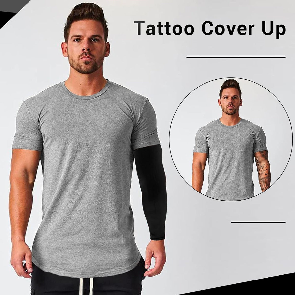 1Pairs of Breathable Sun Protection Sleeves - UV Protection & Cooling for Driving