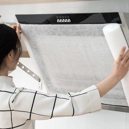 Self-cleaning Kitchen Range Hood Filter Screen Oil Suction Paper Anti Oil Stain Cotton Film Household