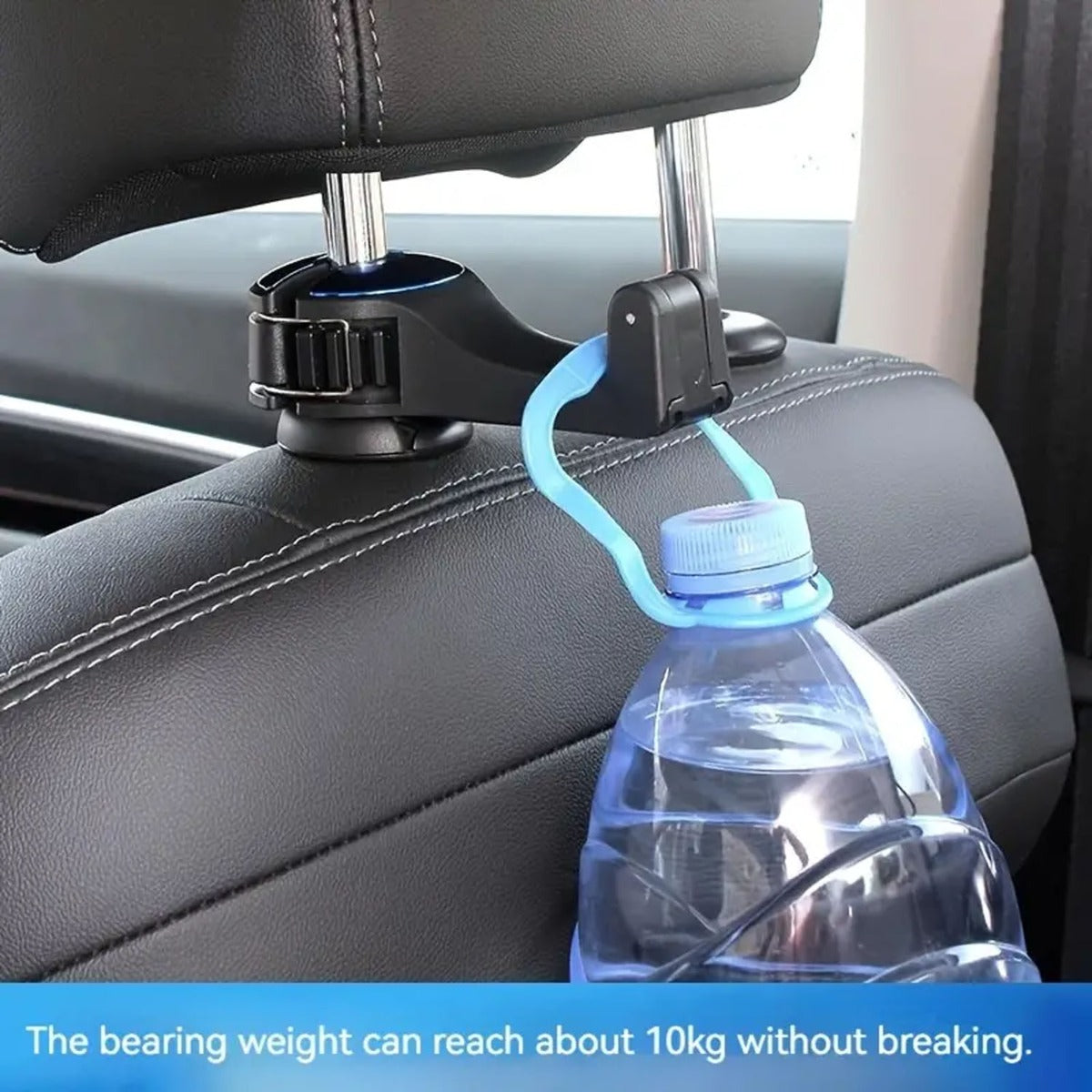 Universal Car Headrest Hook with Mobile Phone Holder