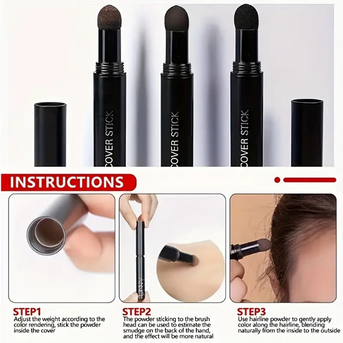 Natural Herb Hairline Concealer Retouching Pen