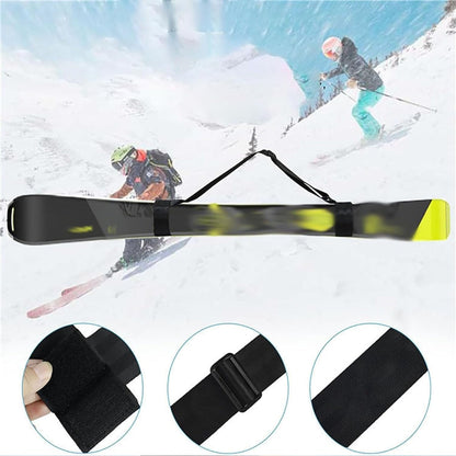 Adjustable Ski Carrier Strap with Cushioned Shoulder Holder