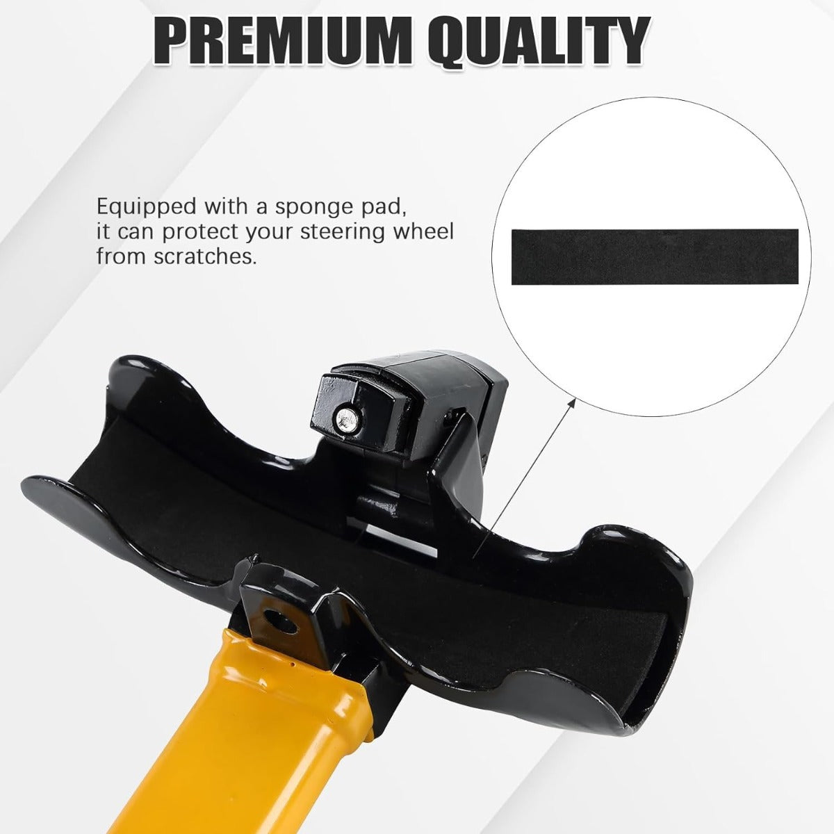 Universal Anti-Theft Car Auto Security Rotary Steering Wheel Lock
