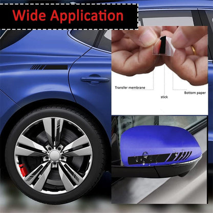 2pcs Car Rear View Mirror Stickers Decor