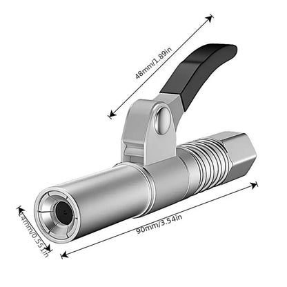 New Grease Gun Coupler Leak Proof Lock Pliers Lubrication Tip