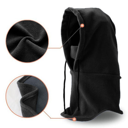 Winter Outdoor Riding Cap Windproof Ear Scarf Mask Integrated Thickened Cold Face Protection