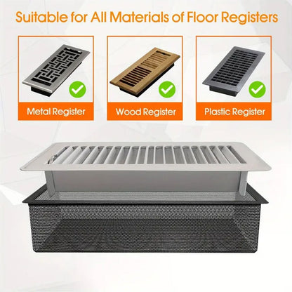 2 Pcs Floor Register Filters Vent Cover