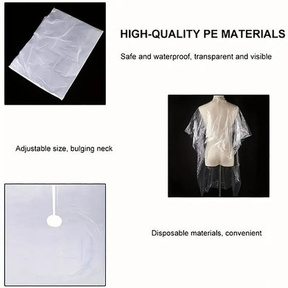 50pcs/OPP Disposable Salon Capes
