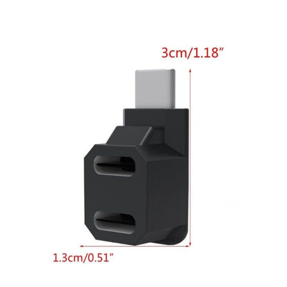 Steam Deck Adapter Type C 1 To 2 Adapter Charging Transfer Data 2 In 1