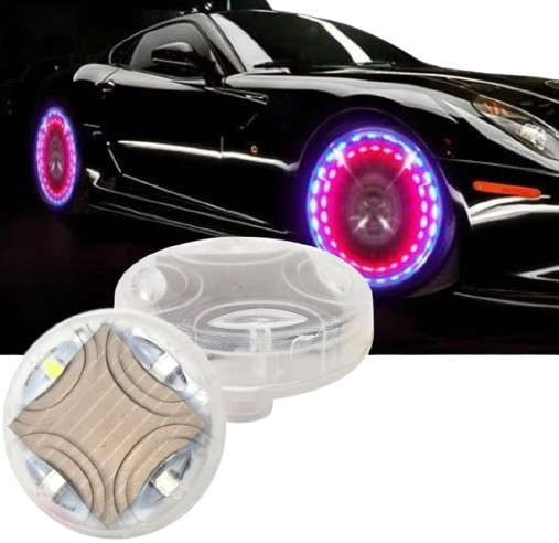 Solar Energy LED Tyre Valve Cap