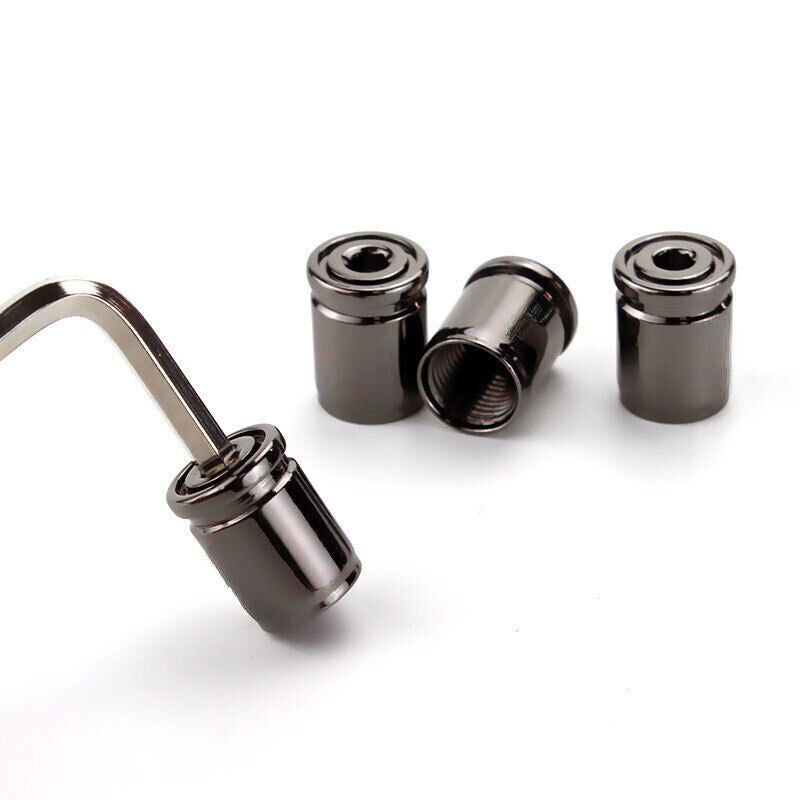 4pcs/SET Anti-theft Tire Valve Caps