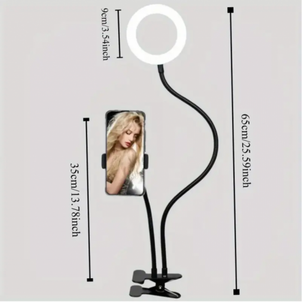 Phone stand 3.5-inch selfie ring light with phone stand