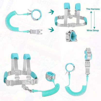 Baby & Child Anti Lost Leash Wrist Link Harness Spring Rope For Toddlers