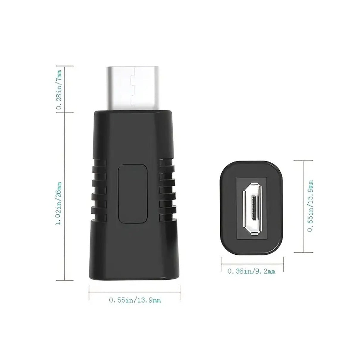 Micro USB To Type-C Conversion Connector