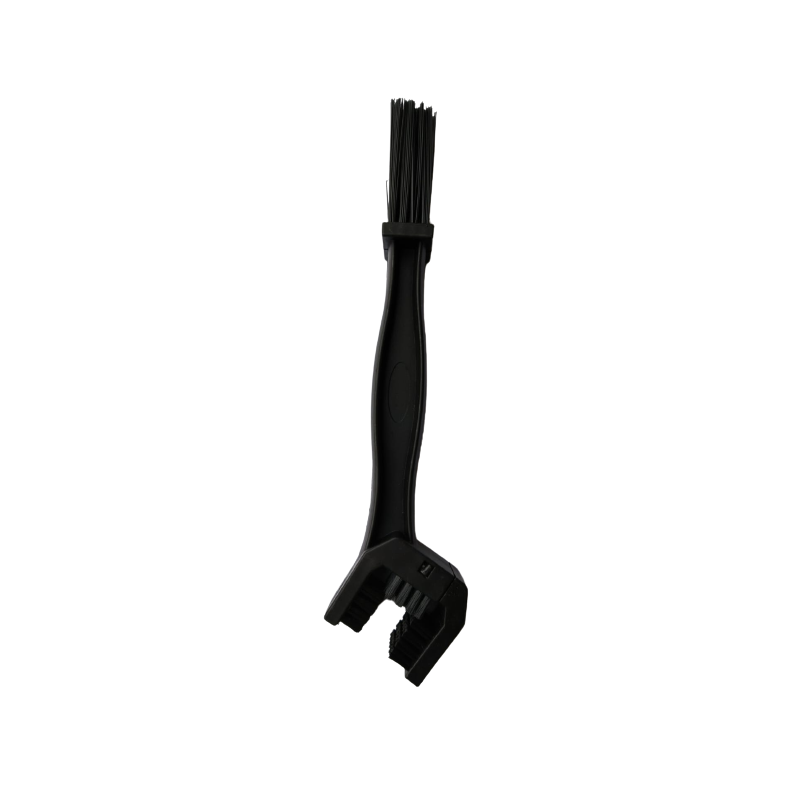1pc Black Bicycle Chain Brush: Get Your Chain Cleaned Quickly and Easily with this Three-Sided Motorcycle Square Head Brush!