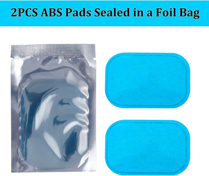 2 PCS Abdominal Gel Pads For Muscle Stimulation