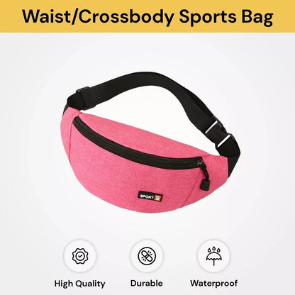 Waist Sports Bag - Pink