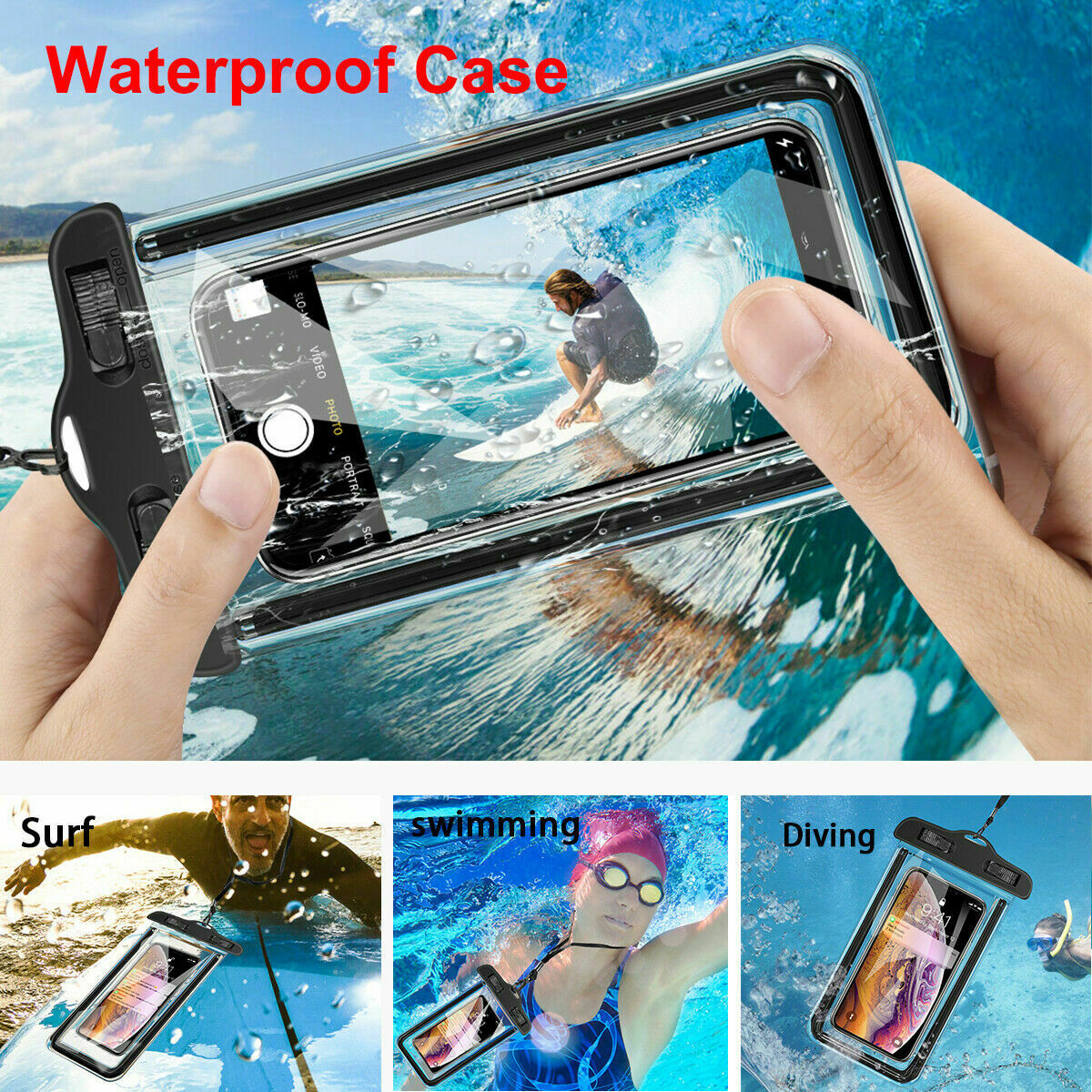 Cell Phone Pouch Underwater Case - Random Colour