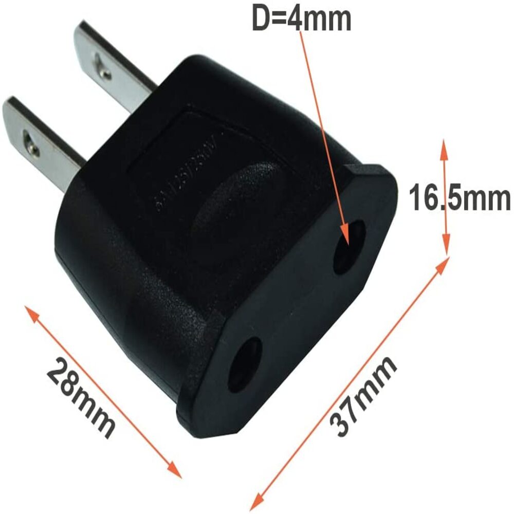 Travel Adapter EU to US Plug