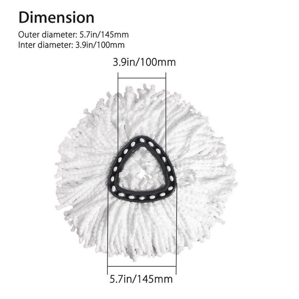 Microfiber Spin Mop Refill Replacement Head