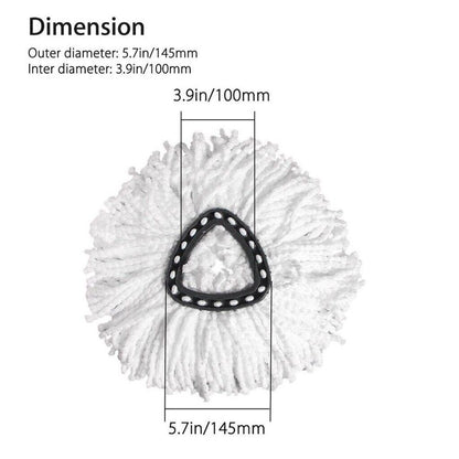 Microfiber Spin Mop Refill Replacement Head
