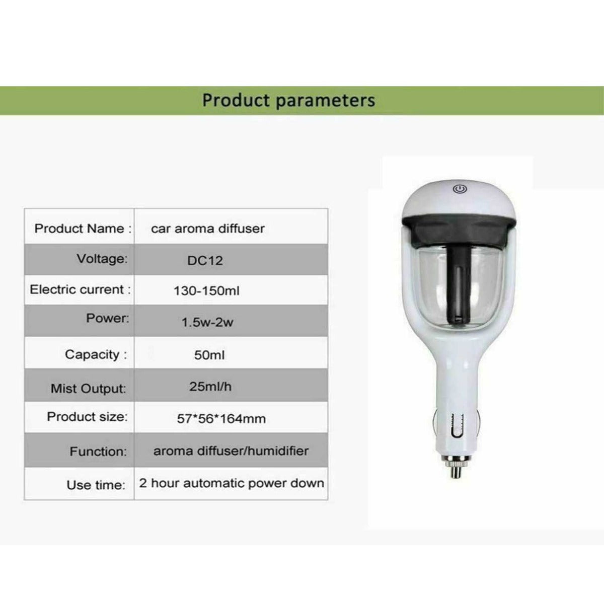 Mini Car Air Humidifier