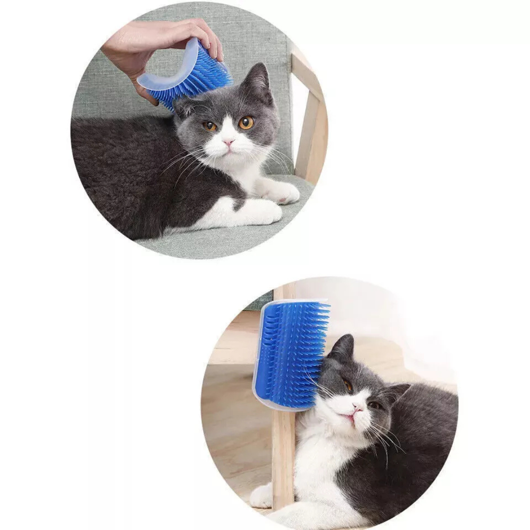 Cat Self Groomer Brush-Blue