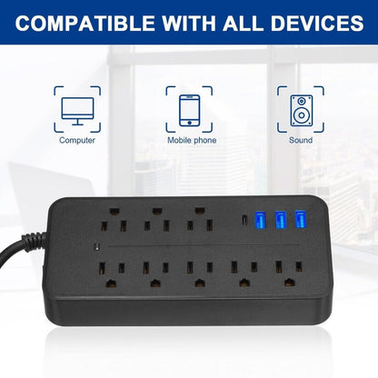 USB Surge Protector Power Strip