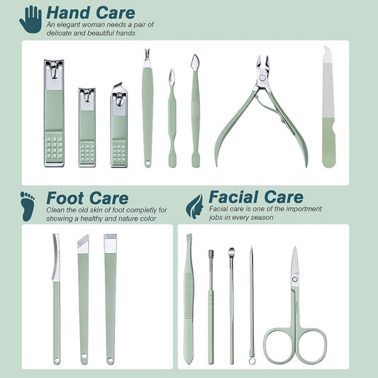16 In 1 Manicure pedicure kit