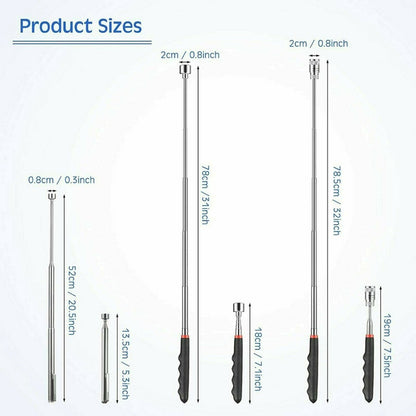 3PCS/OPP Magnet Telescopic Pick Up Tools