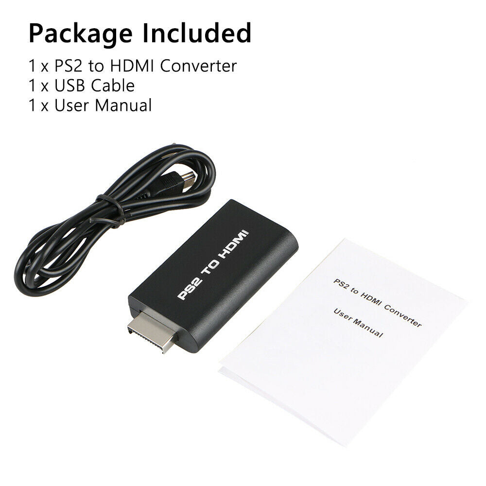 Retro Game Console AV to HDTV Converter Adapter